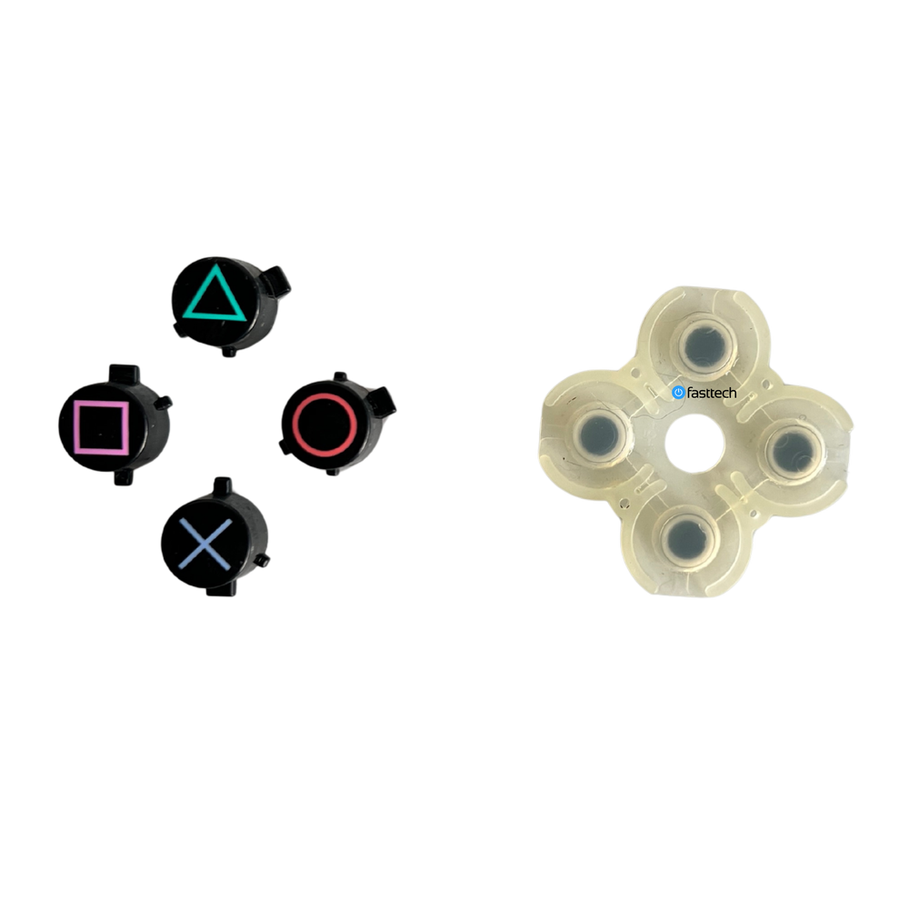 DualShock 4 Controller Action Button Covers - Fasttech